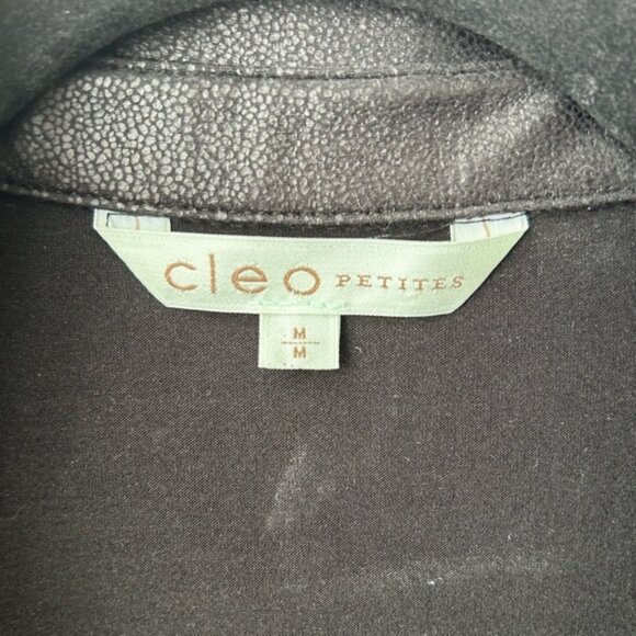 Cleo Vegan Leather Button Front Tunic - Picture 7 of 12
